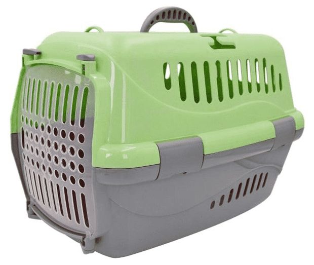 фото Сумка-переноска для животных homepet зеленая, 48х32х32 см
