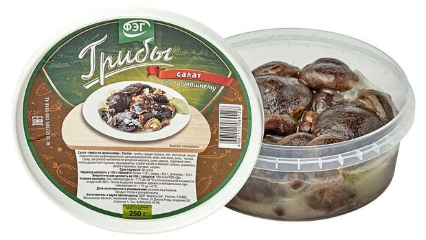Салат ФЭГ Грибы по-домашнему 250 г 270₽