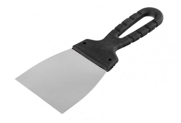 Лопатка шпательная из нержавеющей стали, 80 мм