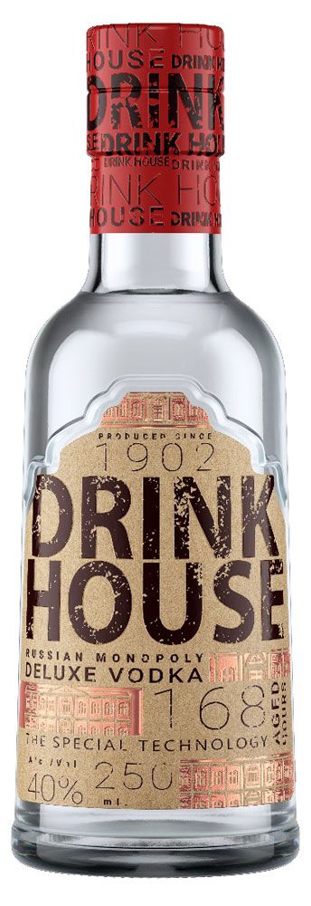 Водка Drink House Deluxe Россия, 0,25 л