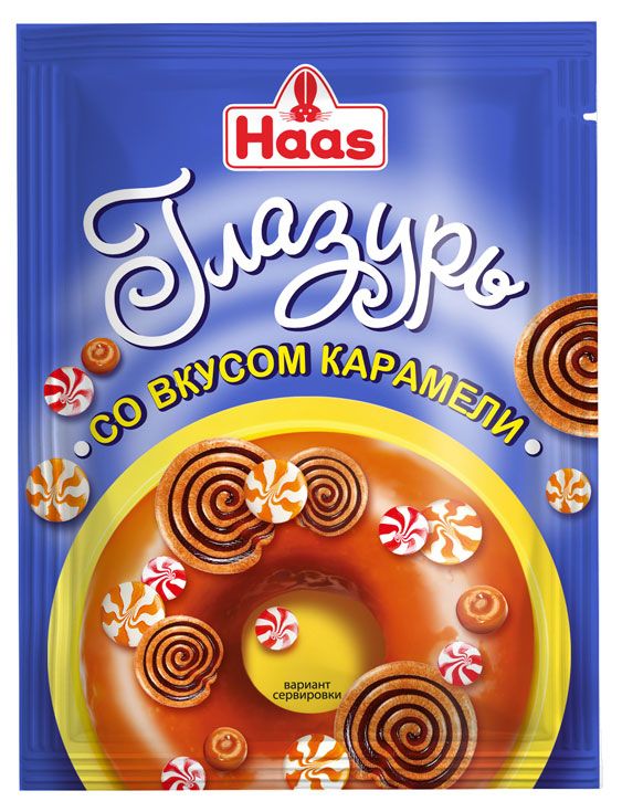 Глазурь HAAS со вкусом Карамели 75 г 40₽