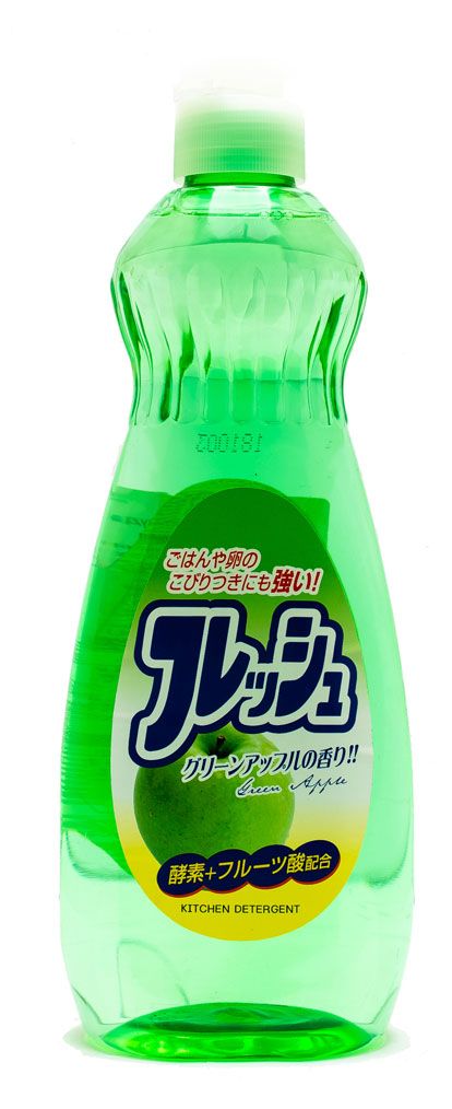 Жидкость для мытья посуды Rocket soap антибактериальная яблоко, 600 мл