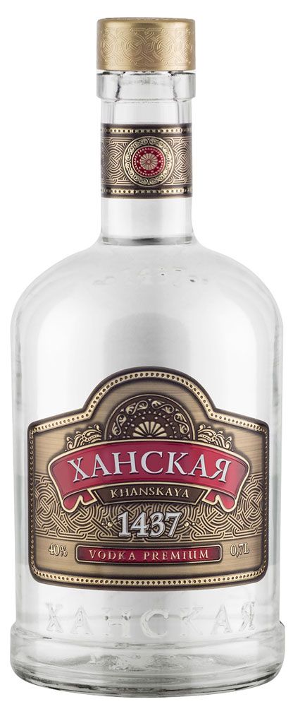 Водка Ханская Россия, 0,7 л