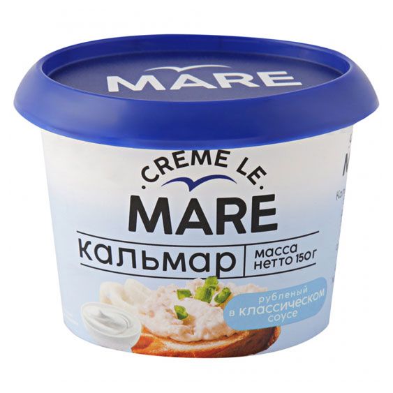 Кальмар рубленый Балтийский берег классический 150 г 130₽