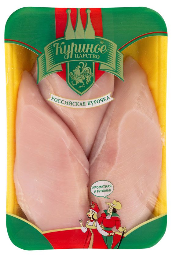 Филе грудки куриное Куриное Царство без кожи охлажденное, ~ 1 кг