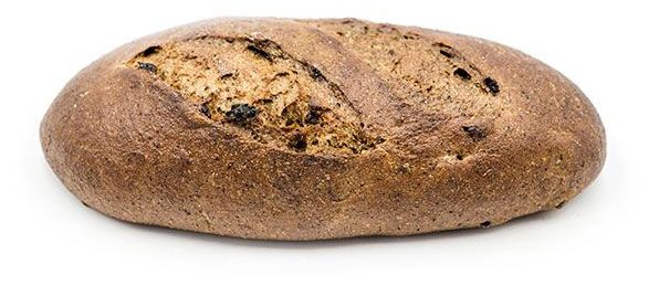 Хлеб ржано-пшеничный серый Вира Карельский батон с кориандром и изюмом, 400 г