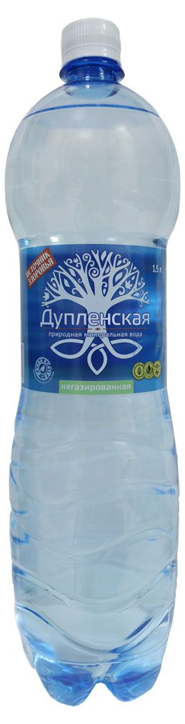Вода минеральная Дупленнская лечебно-столовая негазированная, 1,5 л