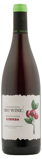 Плодовый алкогольный продукт Сибирская Ягода Клюква фруктовое полусладкое Россия, 0,75 л