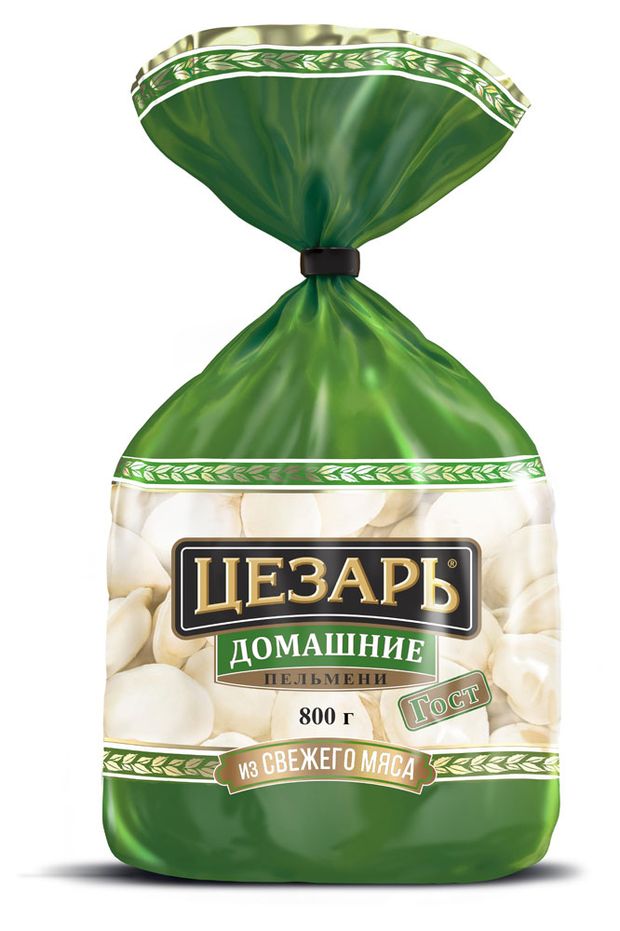 Пельмени Цезарь Домашние из свежего мяса ГОСТ, 800 г