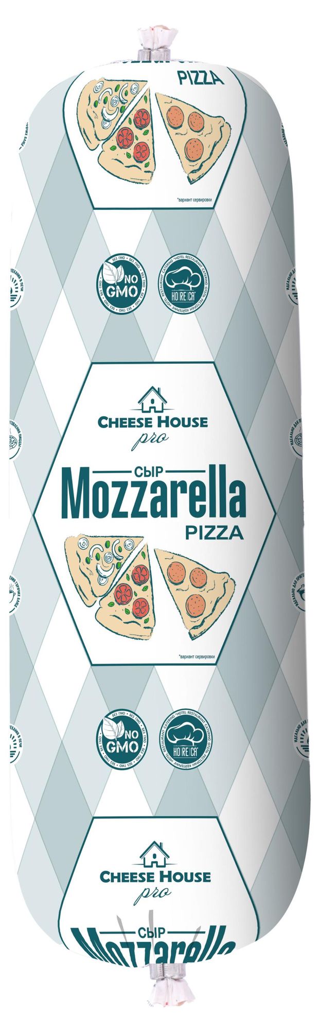 Сыр полутвердый Cheese Hause Моцарелла Пицца 40% БЗМЖ батон, ~ 1кг