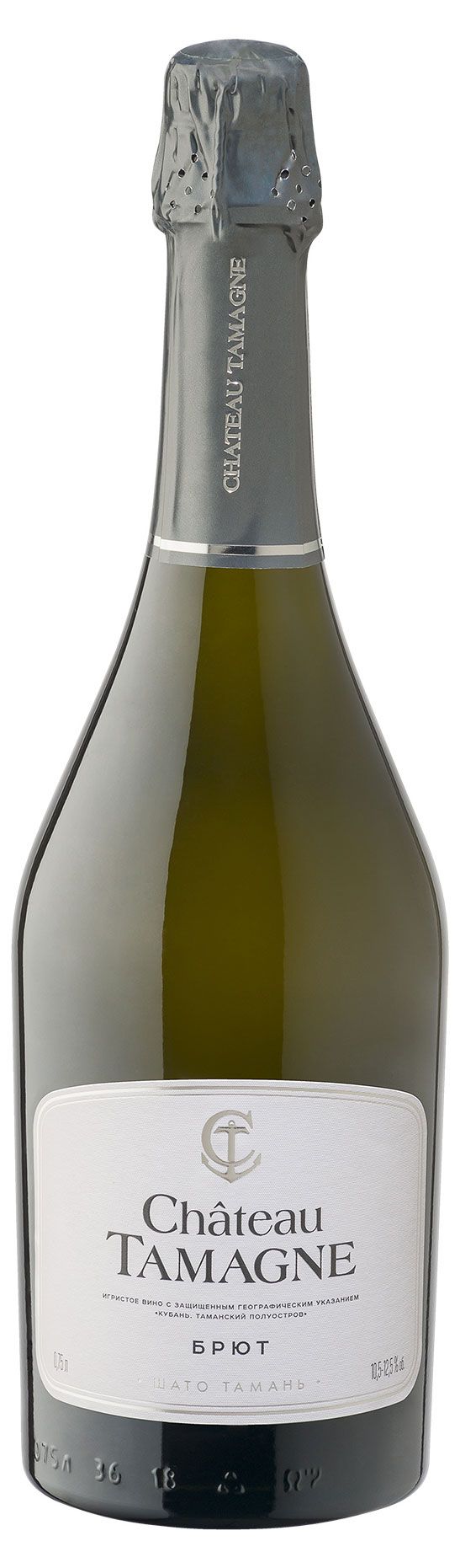 Игристое вино Chateau Tamagne белое брют Россия 075 л 500₽