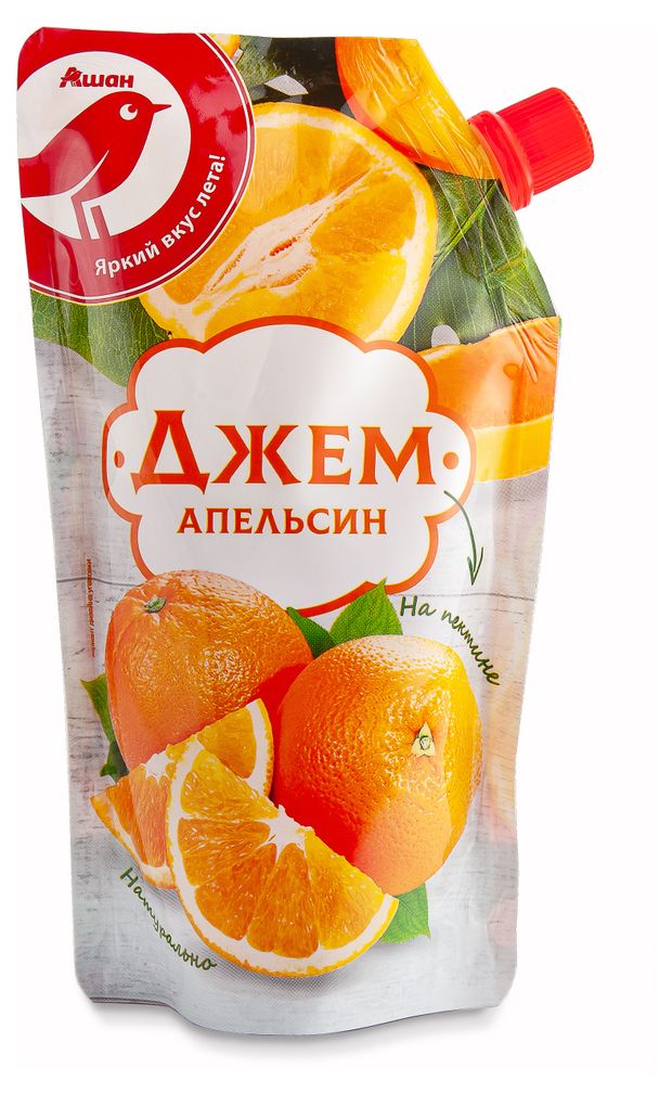 Джем АШАН Красная птица апельсиновый, 270 г