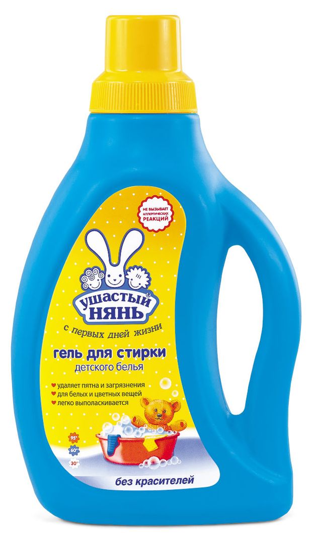 Гель для стирки детского белья Ушастый нянь 750 мл 430₽