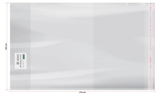 Обложка для учебников и тетрадей Greenwich Line А4 прозрачная 30x47 см 11₽