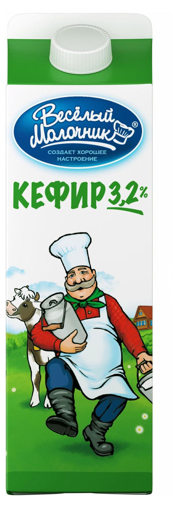 Молоко 2,5% 950г.веселый молочник