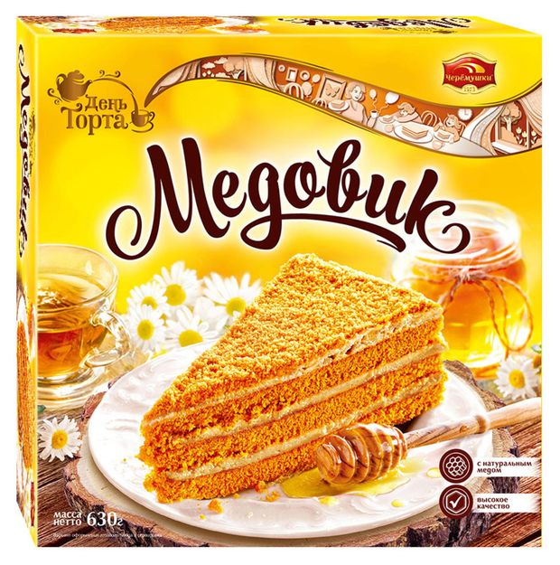 Торт Черемушки Медовик, 630 г
