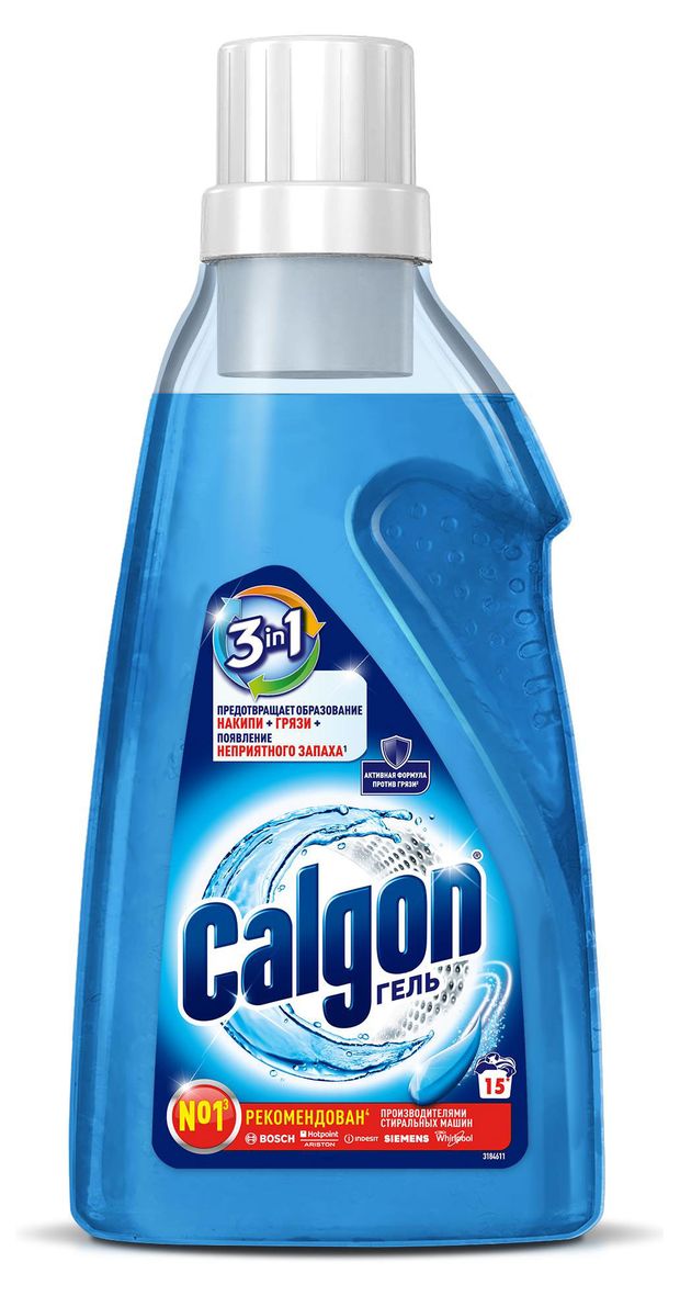 Средство для смягчения воды и предотвращения образования известкового налета Calgon 3 в 1 750 мл 610₽