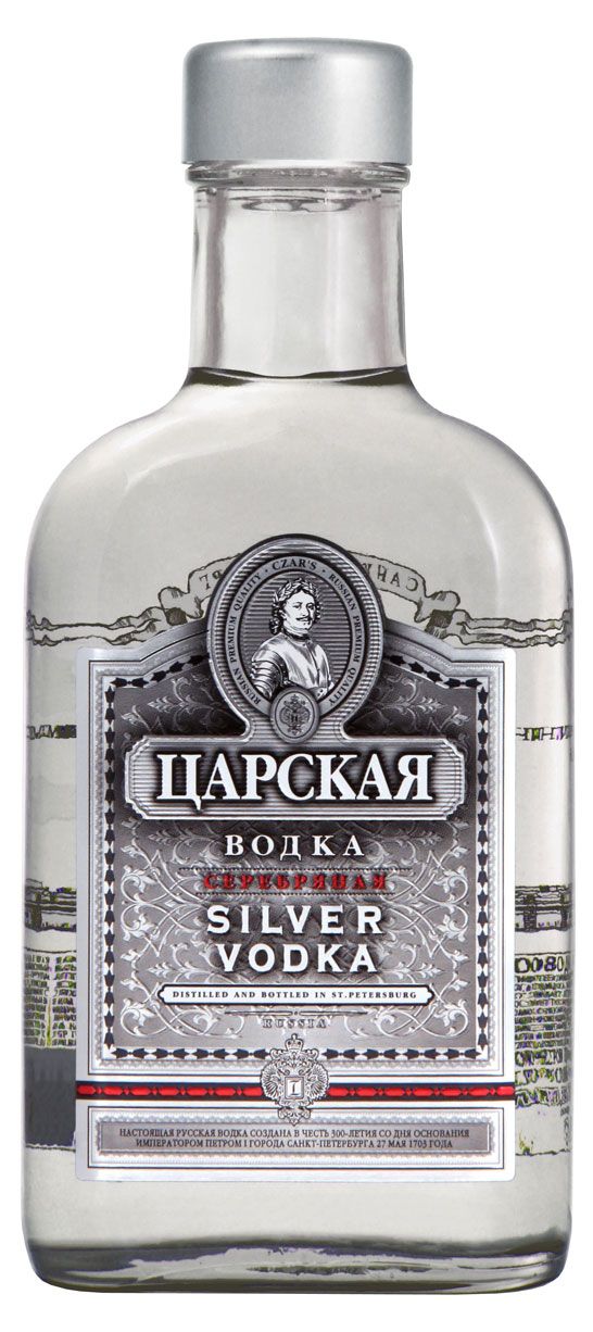Водка Царская Серебряная Россия, 0,25 л