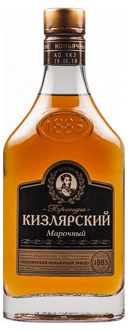 Бренди Кизлярский Марочный Россия, 0,25 л