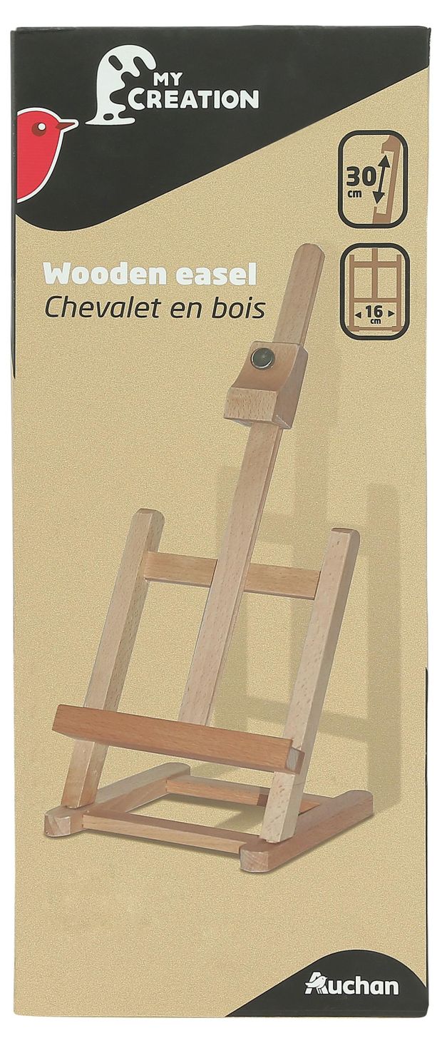 Мольберт АШАН Красная птица деревянный 16x13x41 см 970₽