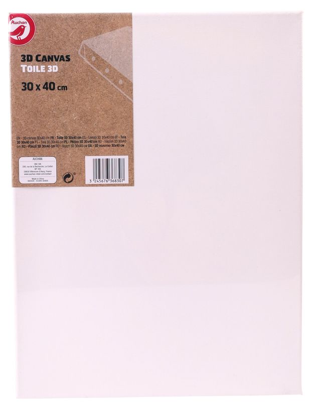 Холст АШАН Красная птица 3D 30х40 см 300₽