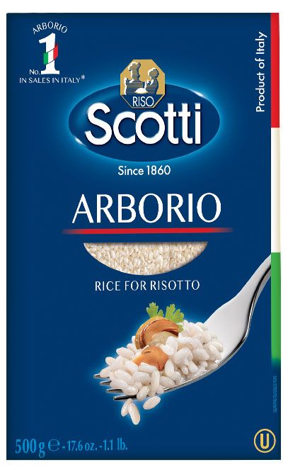 Рис Risо Scotti Arborio шлифованный длиннозерный 500 г 269₽