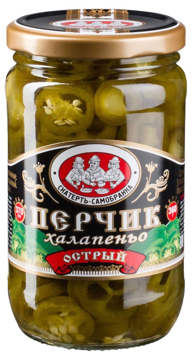 Перчик халапеньо Скатерть-Самобранка острый 370 мл 195₽