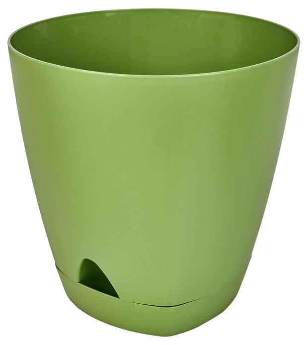Горшок InGreen Amsterdam Оливковый 25 см, 24,4 см