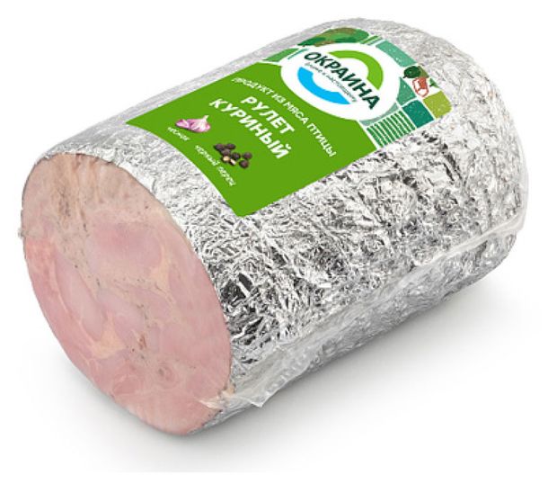 Рулет куриный Окраина из мяса птицы 05 кг 210₽
