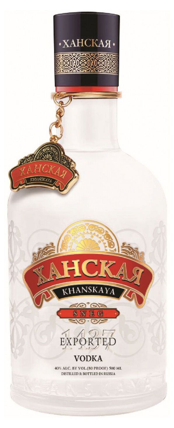 Водка Ханская Sneg Edition Россия, 0,5 л