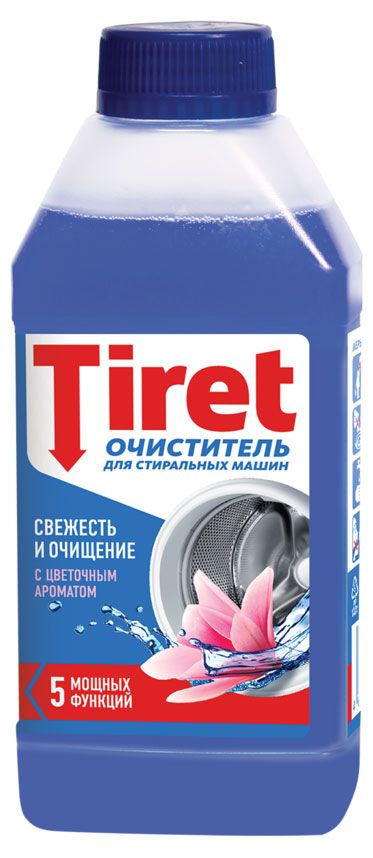Купить Очиститель для стиральных машин Tiret, 250 мл (400105) в  интернет-магазине АШАН в Москве и России