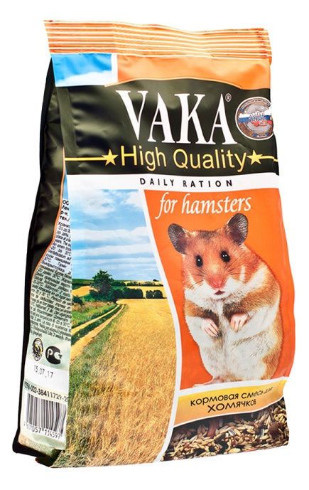 Кормовая смесь для хомячков Вака High Quality 500 г 225₽