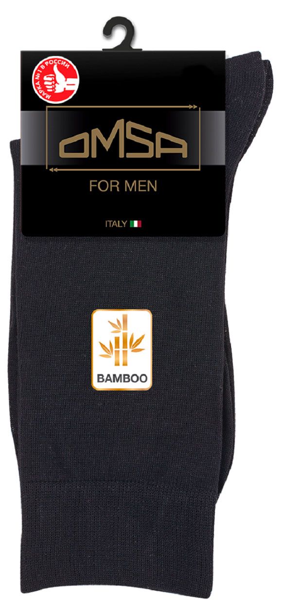 Носки мужские OMSA CLASSIC 205 nero, р.39-41