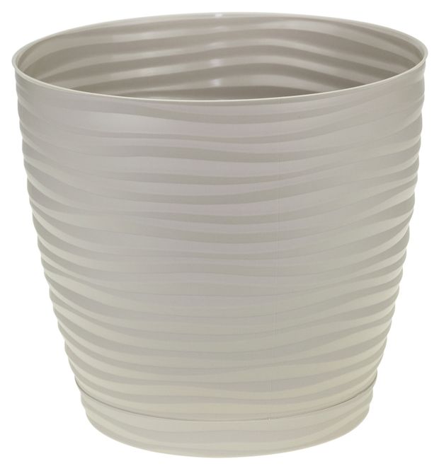 Кашпо Idea Дюна бежевое 22 см