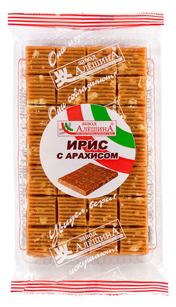 Ирис Завод Алешина со вкусом арахиса, 230 г