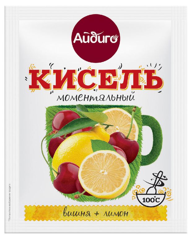 Кисель Айдиго моментальный Вишня Лимон 30г 17₽