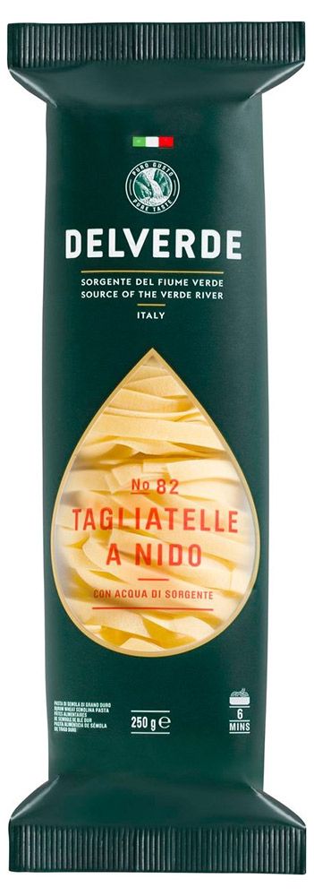 Макаронные изделия Delverde Tagliatelle 82 лапша, 250 г