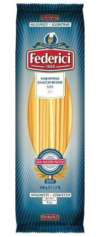 Макаронные изделия Federici 9 спагетти, 500 г