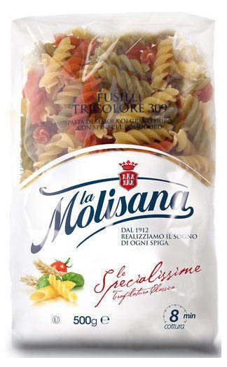 Макаронные изделия La Molisana с добавлением томатов и шпината 500 г 219₽