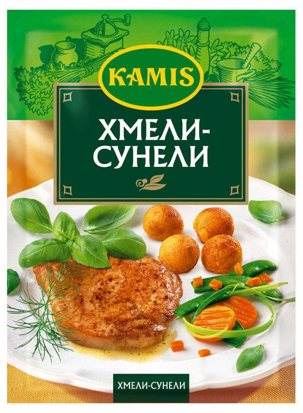 Купить Приправа Kamis хмели-сунели, 25 г (695258) в интернет-магазине АШАН в Мос