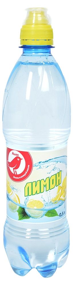 Вода АШАН Красная птица с ароматом лимона 500 мл 50₽