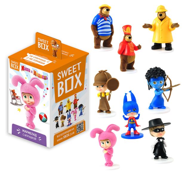 Мармелад SWEET BOX с игрушкой, 10 г
