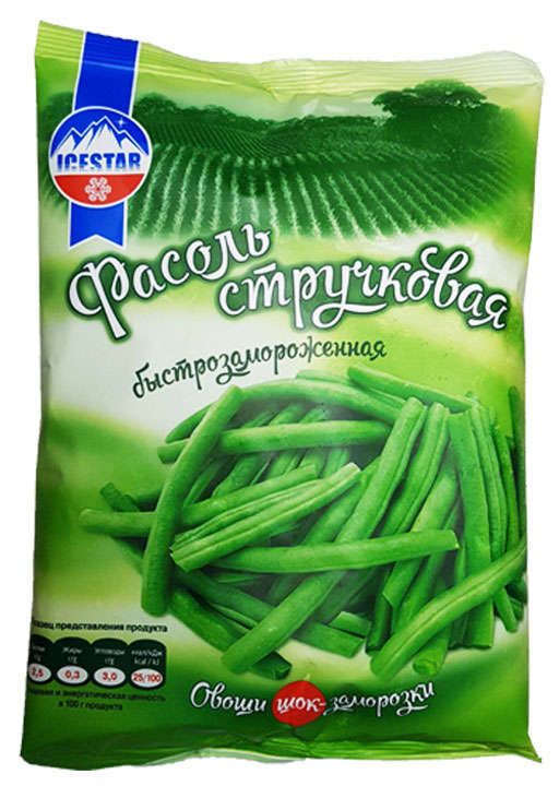 Овощная смесь Фасоль стручковая зеленая Ice Star замороженная, 400 г
