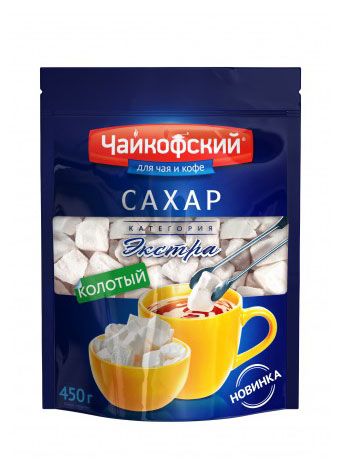 Сахар Чайкофский Экстра колотый, 450 г