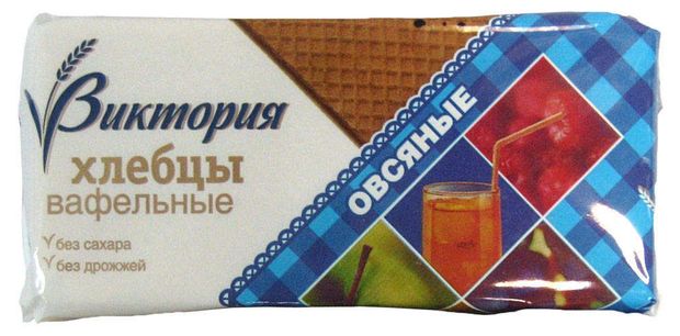 Хлебцы вафельные Виктория овсяные 60 г 35₽