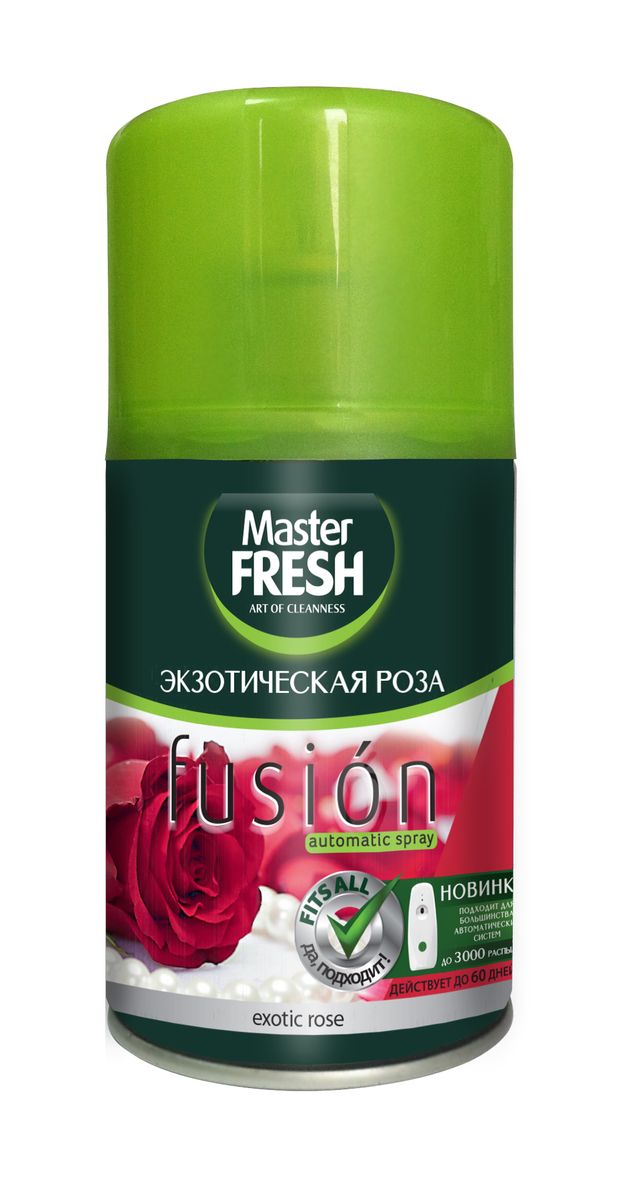 Освежитель воздуха Master Fresh Экзотическая роза сменный баллон 250 мл 200₽