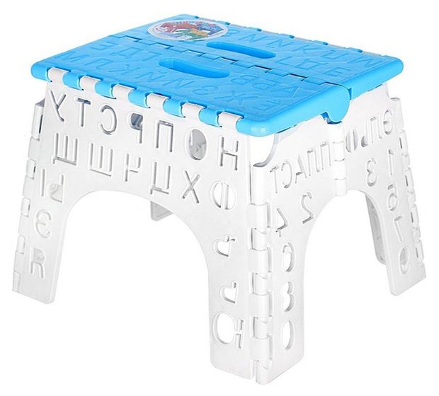 Табурет детский складной Алфавит, 1 шт в ассортименте