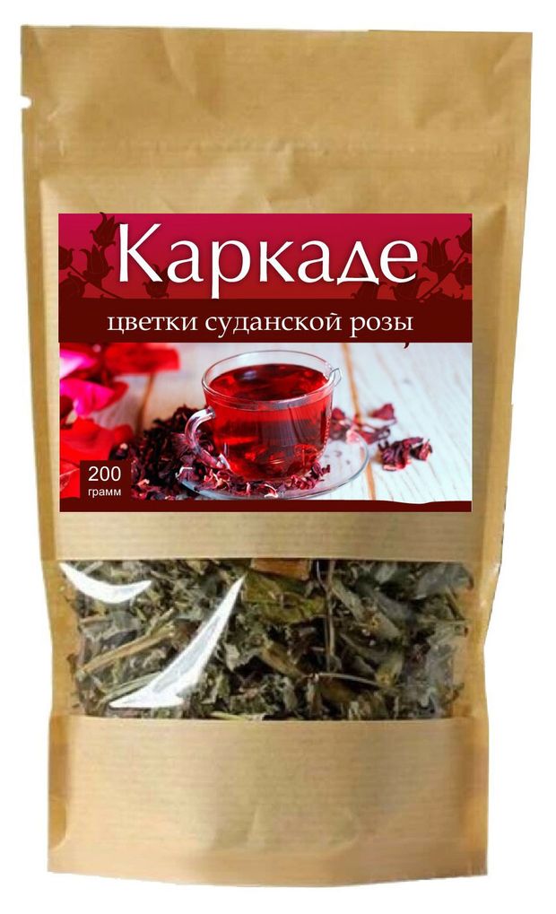 Чай цветочный Травы Башкирии Каркаде, 200 г