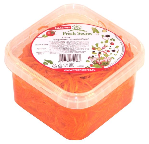 Морковь по-корейски Fresh Secret 600 г 204₽