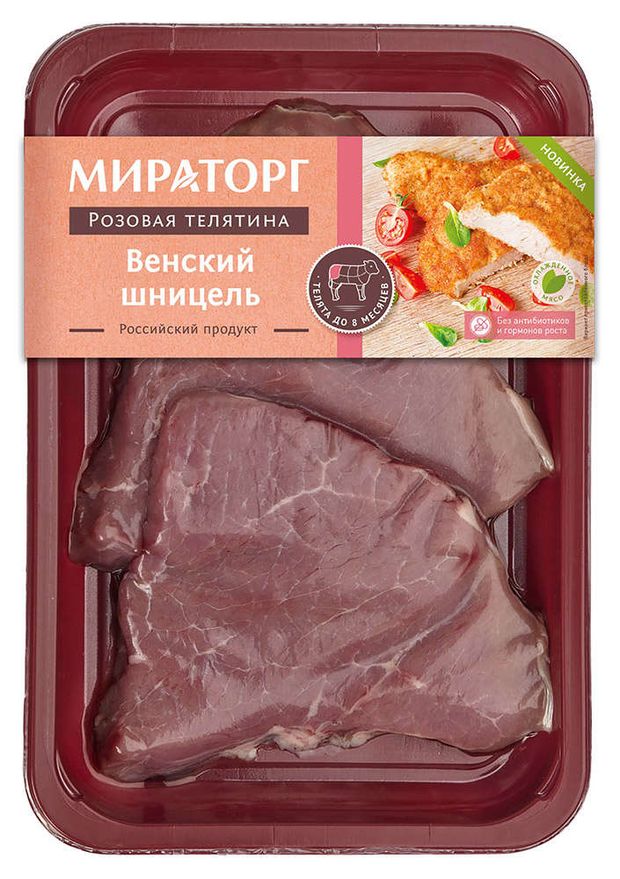 Шницель Мираторг телячий Венский, 350 г